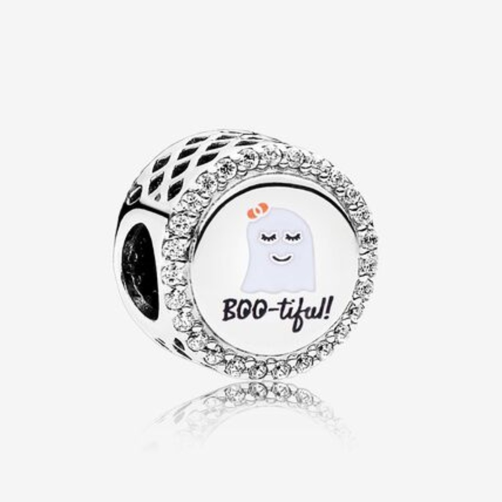 EXCLUSIVE Authentic Pandora Boo-tiful Ghost Charm